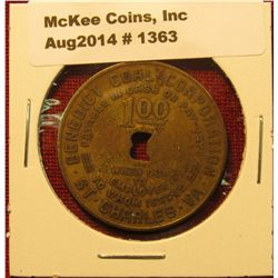 1363. Coal company scrip – Benedict Coal Corporation, St. Charles, VA $1.00