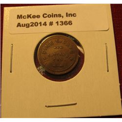 1366. Pine S. Café E.C. McSwain Pro. Good for 10¢ in Trade