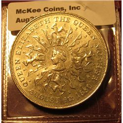 1370. 1980 Great Britain Queen Mother 80th birthday commemorative Crown coin