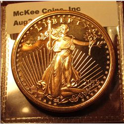 1376. 1 ounce copper round – 2013 Saint Gaudens design