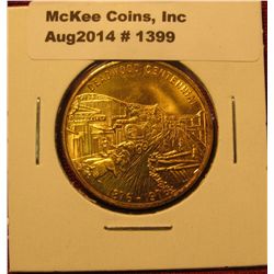 1399. Deadwood Centennial 1876-1976 / Homestake Gold Mine April 9, 1976 commemorative medal
