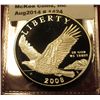 Image 1 : 1424. 2008-P Proof American Eagle US commemorative Silver Dollar