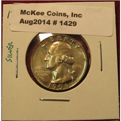 1429. 1956 P Proof SILVER Washington Quarter