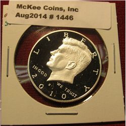1446. 2010-S 90% SILVER Proof Kennedy Half