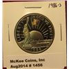 Image 1 : 1456. 1986-S Statue of Liberty Proof Commemorative Half Dollar