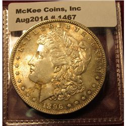 1467. 1896 P Morgan Silver Dollar BU  with light toning