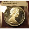 Image 2 : 1470. 1966 Canada Silver Dollar BU
