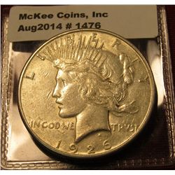 1476. 1926-S Peace Silver Dollar XF