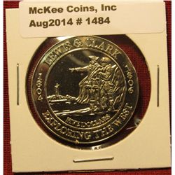 1484. 2003 Liberia $5 commemorative coin – Lewis and Clark Exploring the West 1804-1806