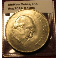 1485. 1965 Winston Churchill Crown from Great Britain