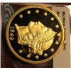 Image 1 : 1511. Copy of an 1849 $20 Liberty gold coin – gold plated, marked COPY