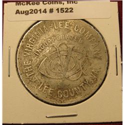 1522. Coal company scrip – The Virginia-Lee Company, Lee County, VA Good for $1.00