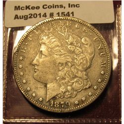 1541. 1879-CC Morgan Dollar VF. Replica. Not marked copy.