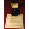 Image 2 : 1542. Miniature of the Krugerrand in 14K Solid Gold with Certicate of Authenticity.