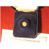 Image 2 : 1543. Miniature of the Krugerrand in 14K Solid Gold with Certicate of Authenticity.