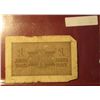 Image 2 : 1556. 1939-45 World War II Reich's Credit Treasury Note. Pick # R136. 1 Reichsmark. Depicts Eagle wi