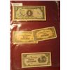 Image 1 : 1557. (4) Japanese Occupation of World War II Philippines bank notes.