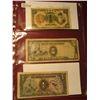 Image 1 : 1558. Korea 1944 & (2) Japanese Occupation of World War II Philippines bank notes.