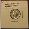 Image 1 : 1572. 1927 S Mercury Dime. AU 55.