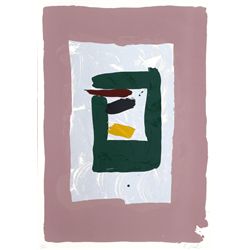 Kikou Saito, Pink Square, Silkscreen