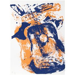 Arman, Glowing Guitar, Silkscreen
