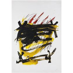 Antoni Tapies, from Als Mestres de Catalunya, Lithograph