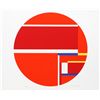 Image 1 : Ilya Bolotowsky, Red Tondo, Silkscreen