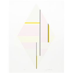 Ilya Bolotowsky, Geometric Silkscreen 3