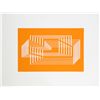 Image 1 : Josef Albers, Geometric (Orange Op-Art), Formulation Articulation, Silkscreen