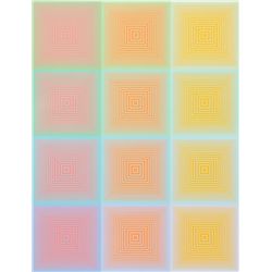 Richard Anuszkiewicz, Inward Eye 9, Serigraph