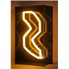 Image 2 : Chryssa, Untitled from Times Square Fragments, Neon Sculpture in Plexi-Box