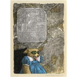 Donald Roller Wilson, Patricia's Mother had come from the Yucatan, Lithograph