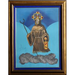Salvador Dali, Mystery of Sleep (The Hermit), Lithograph