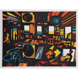 John Hultberg, After the Party, Serigraph