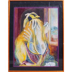 Jeanne Champion, Durer au Pays, Pastel Drawing