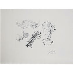 Gunter Grass, Wewelflether, Etching