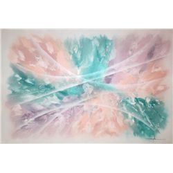 Dom Mingolla, Faces in a Dream, Watercolor Painting