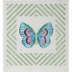 Torres, Butterfly, Aquatint Etching
