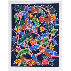 Linda Bastian, Night Garden, Lithograph