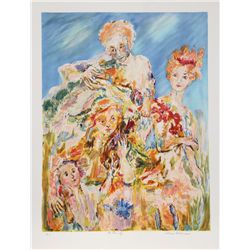 Sabina Teichman, The Family, Lithograph