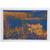 Image 1 : Max Epstein, Blue Lagoon, Serigraph