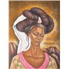 Image 1 : Raul Anguiano, Muchacha de Cuetzalan, Lithograph