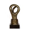 Image 1 : Ruth Gutman, Praying Woman, Bronze with Black Patina on a Marble Base