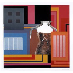 Peter Halley, Contamination 1, Lithograph and Silkscreen