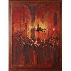 Lillian Davis, Eastern Synagogue, Painting