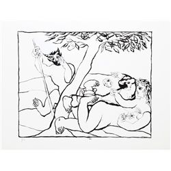 Juan Garcia Ripolles, Adam and Eve, Lithograph
