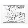 Image 1 : Juan Garcia Ripolles, Adam and Eve, Lithograph
