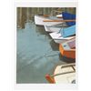 Image 1 : Laurent Marcel Salinas, Boats at Dock, Lithograph