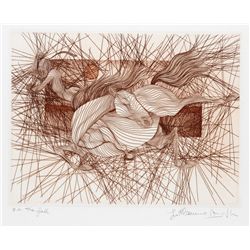 Guillaume Azoulay, The Fall, Etching
