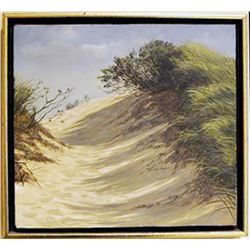 John Joseph Reboli, Children's Beach, Nantucket Massachusetts, Oil Painting
